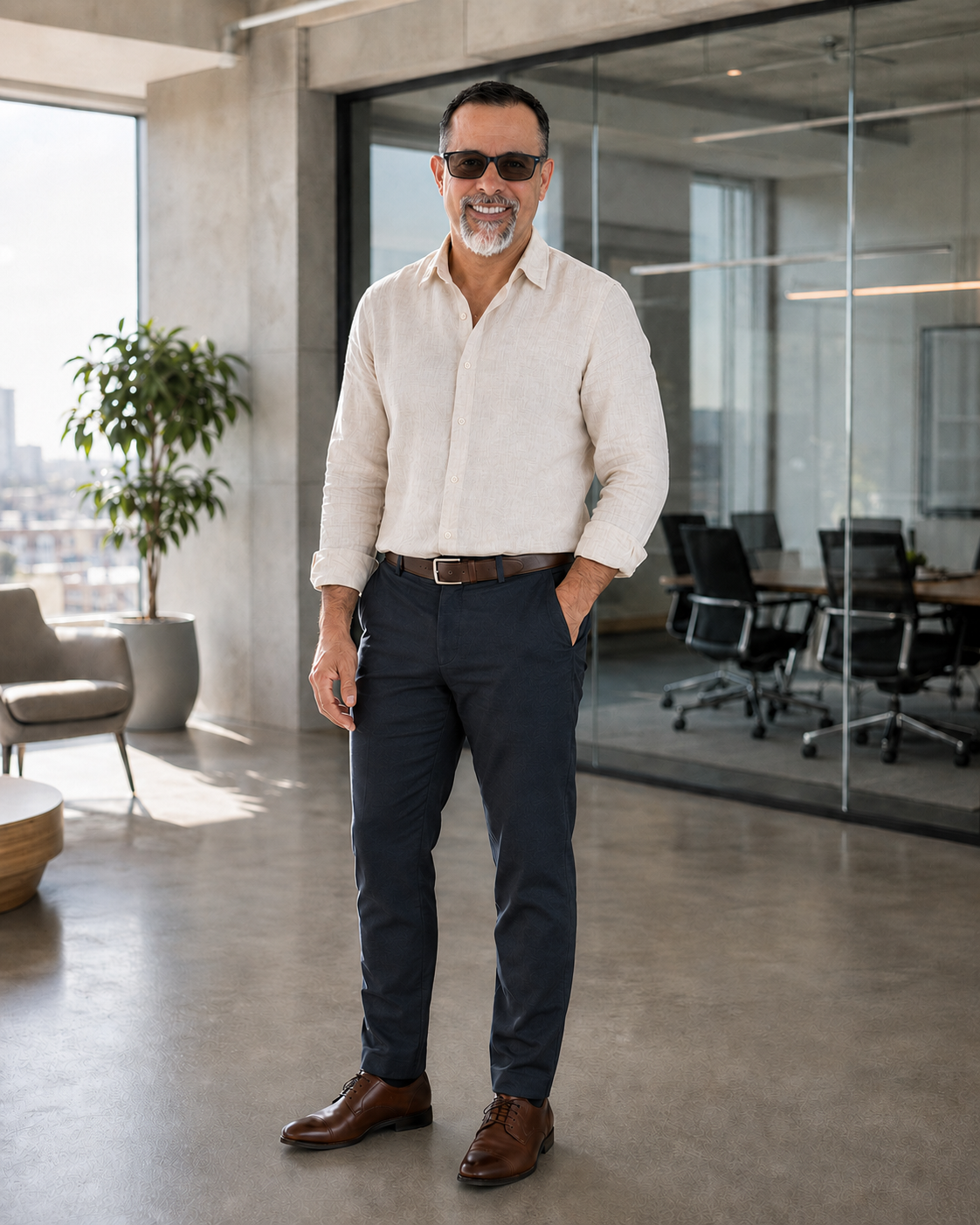 Rick at the office